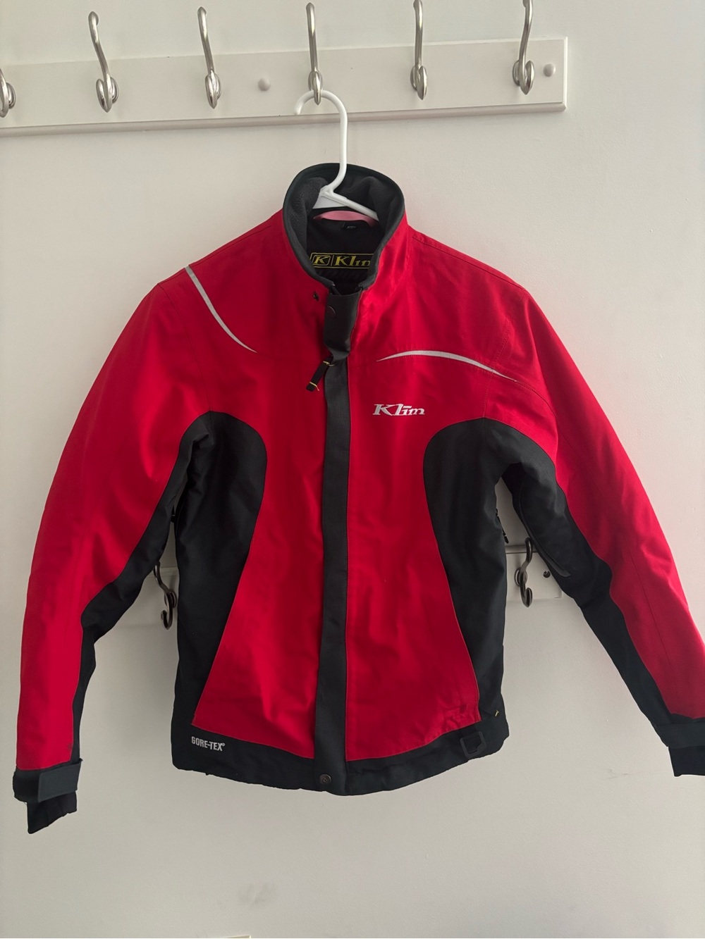 Klim Men's Red and Black Snowmobile Jacket - Insulated Gore-Tex Shell